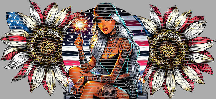 16oz Sunflower Girl-SU-559